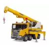 Celtņa kravas automašīna BRUDER SCANIA Super 560R Liebherr celtņa kravas automašīna