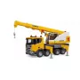 Celtņa kravas automašīna BRUDER SCANIA Super 560R Liebherr celtņa kravas automašīna