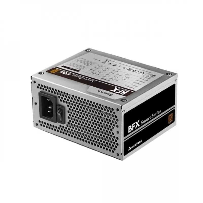 Chieftec Smart 450W barošanas bloks 20+4 pin ATX ATX Melns, Sudrabs