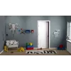 Shelf Room Copenhagen LEGO Brick Shelf 8+4 sarkans, 2 plaukti