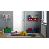 Shelf Room Copenhagen LEGO Brick Shelf 8+4 sarkans, 2 plaukti