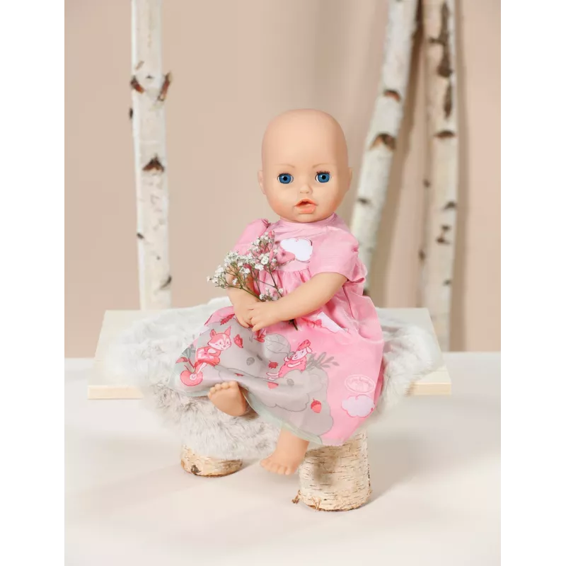 Baby Annabell Kleita rozā 43cm Leļļu kleita