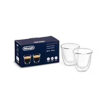 Kafijas glāze De’Longhi 5513214591 Caurspīdīga 2 gab.
