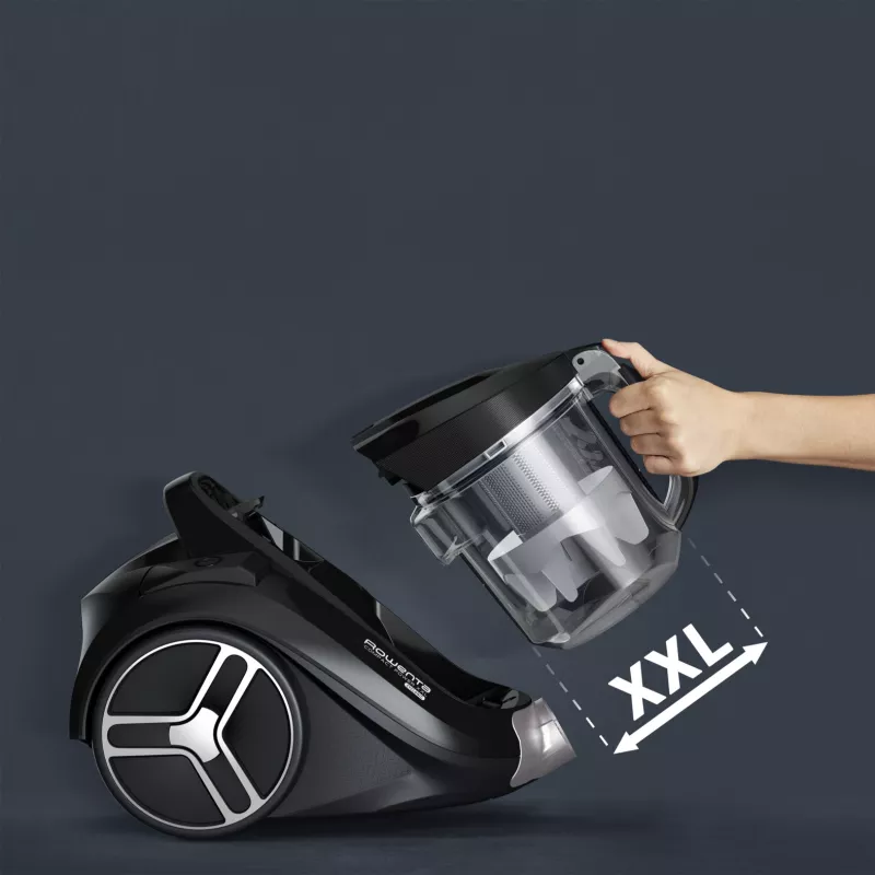 Rowenta Compact Power XXL RO4B50 2,5 L cilindriskais putekļsūcējs Sausā tīrīšana 900 W Bez maisiņa