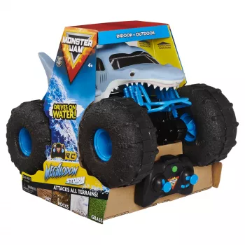 Monster Jam, Oficiālais Megalodon STORM visurgājēja tālvadības monsteru kravas automobilis, mērogā 1:15