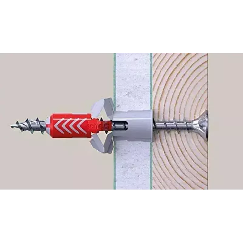 Fisher skrūve 670501 — tērauda koka skrūve 100 mm, 6 mm diametrs, 60 mm vītne, iepakojumā 25 gab.