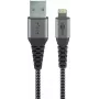 Lightning kabelis Wentronic 49267 0,5 m melns pelēks