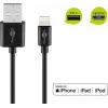Goobay Lightning USB uzlādes un sinhronizācijas kabelis 1 m Lightning USB A CE MFi