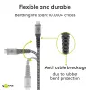 USB kabelis Wentronic 49282 USB 2.0 1 m Micro-USB B USB A Melns Pelēks