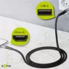 USB kabelis Wentronic 49282 USB 2.0 1 m Micro-USB B USB A Melns Pelēks