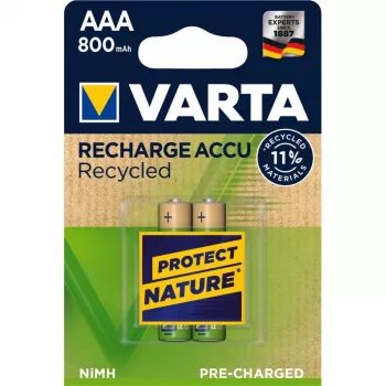 VARTA uzlādējamā baterija Recycled 800 mAh AAA NiMH 2 gab.
