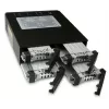 ICYDOCK ToughArmor pilnībā metāla 4 nodalījumu 2,5 collu SATA HDD un SSD aizmugures plate priekš 5,25 collu ārējā nodalījuma