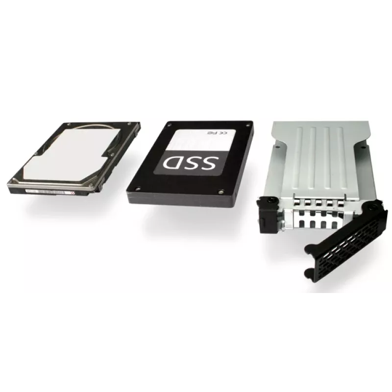 ICYDOCK ToughArmor pilnībā metāla 4 nodalījumu 2,5 collu SATA HDD un SSD aizmugures plate priekš 5,25 collu ārējā nodalījuma