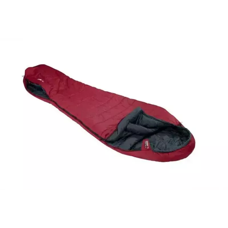 Mūmijas guļammaiss High Peak Hyperion 1M Nylon pelēka Red 210 cm