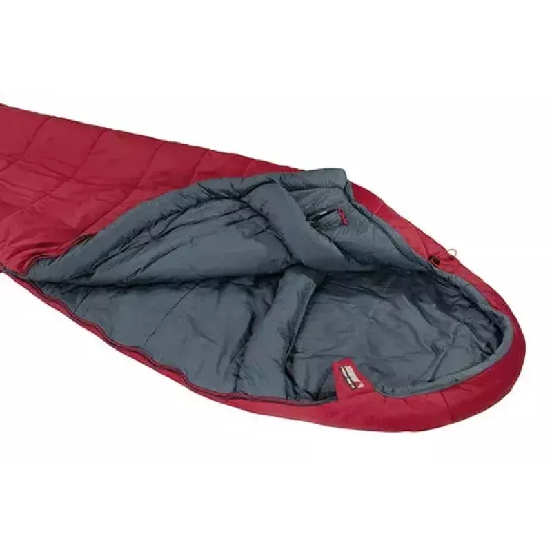 Mūmijas guļammaiss High Peak Hyperion 1M Nylon pelēka Red 210 cm