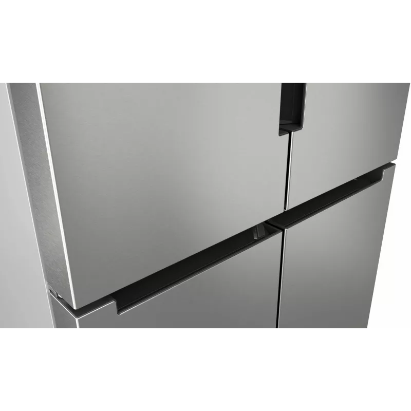 Bosch Serie 4 KFN96APEA blakus esošais ledusskapis Brīvi stāvošs 605 L Nerūsējošais tērauds