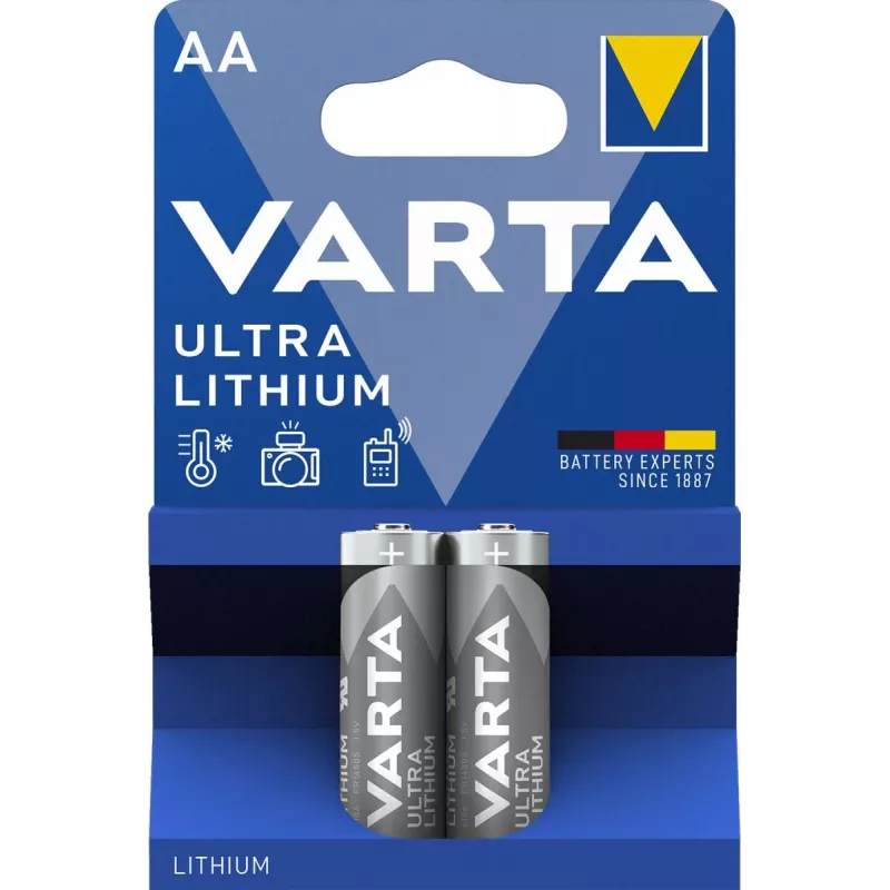 VARTA vienreizlietojamā litija mignona AA 1,5 V baterija