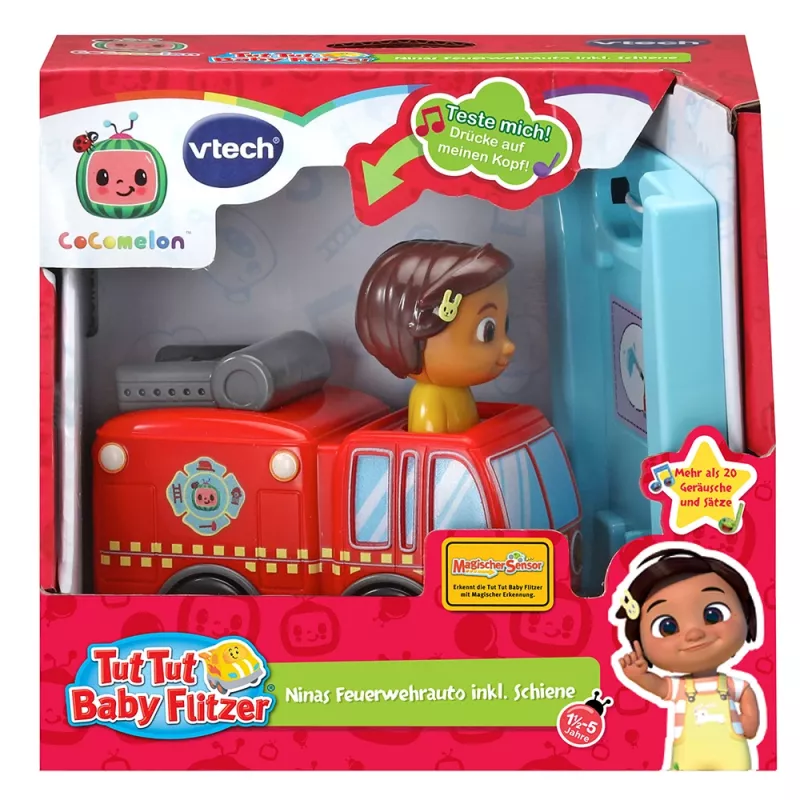 VTech 561304, Ugunsdzēsēju mašīna, 1,5 gadi, AAA, Daudzkrāsains