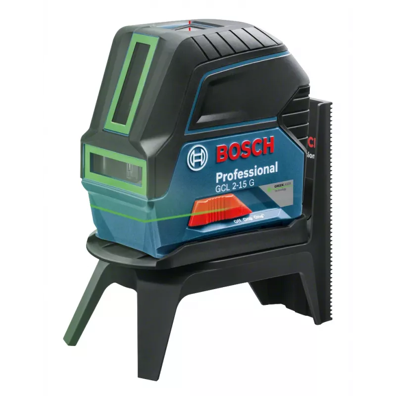 Bosch GCL 2-15 G līnijas/punkta līmeņrādis 10 m 500-540 nm (< 10 mW)