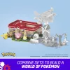 MEGA Pokémon būvējamā rotaļlieta, Meža centrs (648 detaļas) ar 4 darbības figūrām