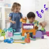 MEGA BLOKS Fisher Price Muzikālā lauku sētas grupa Sensoru klucīšu rotaļlieta (45 gab.) mazulim