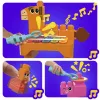 MEGA BLOKS Fisher Price Muzikālā lauku sētas grupa Sensoru klucīšu rotaļlieta (45 gab.) mazulim