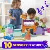 MEGA BLOKS Fisher Price Muzikālā lauku sētas grupa Sensoru klucīšu rotaļlieta (45 gab.) mazulim