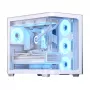 PC Case Aerocool P500C Midi Tower balta ATX Side PSU 3x120mm Fans