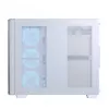 PC Case Aerocool P500C Midi Tower balta ATX Side PSU 3x120mm Fans