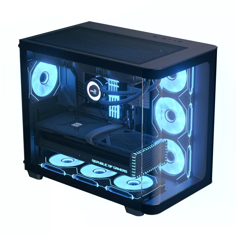 Aerocool P500C Midi Tower Melns