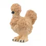 Figūriņa Schleich Silkie Chicken modelis 14891 — lauku dzīvnieku figūriņa, daudzkrāsaina, piemērota bērniem no 3 gadu vecuma