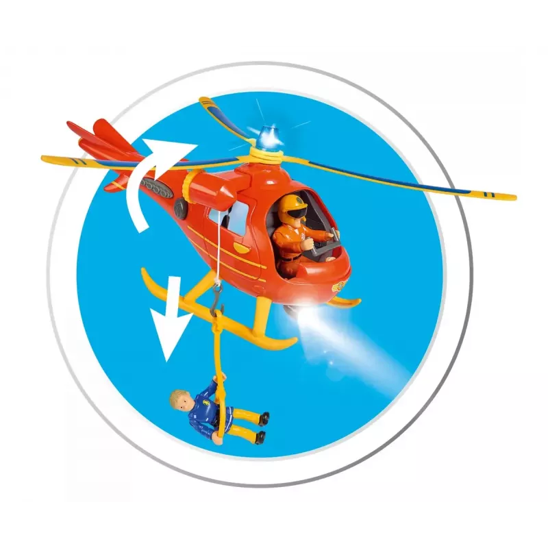 Helikopters Simba Toys 109252510 Fireman Sam Oranžs 3+