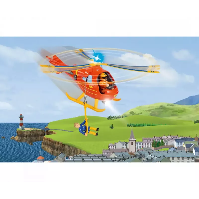 Helikopters Simba Toys 109252510 Fireman Sam Oranžs 3+