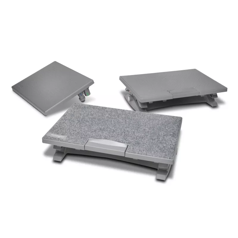 Kensington SmartFit SoleMate Pro Elite ergonomiskais kāju balsts, pelēks, 0 - 18°, 9 cm, 12 cm, 2.3 kg, 1 gab.