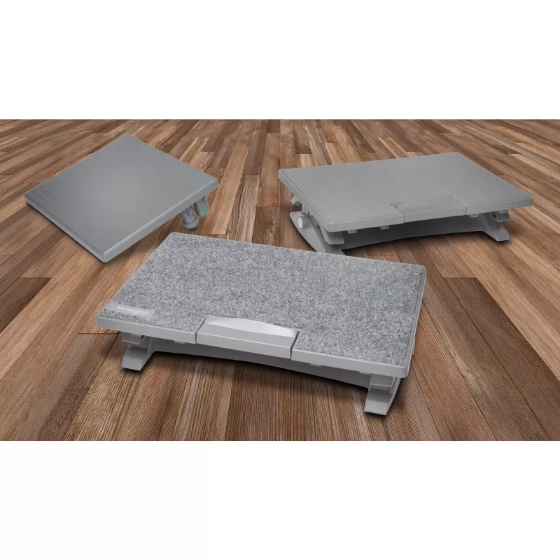 Kensington SmartFit SoleMate Pro Elite ergonomiskais kāju balsts, pelēks, 0 - 18°, 9 cm, 12 cm, 2.3 kg, 1 gab.