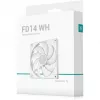 140 mm korpusa ventilators DeepCool FD14 WH, 140x140x25 mm, balts, 3 kontaktu