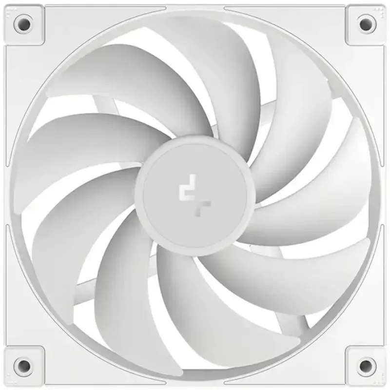 140 mm korpusa ventilators DeepCool FD14 WH, 140x140x25 mm, balts, 3 kontaktu