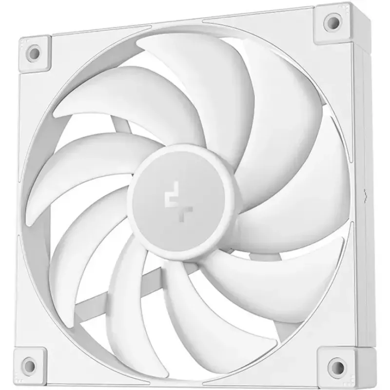 Dzesēšanas ventilators DeepCool FD14 balta 140mm 3in1 — 140 mm, balts, 3-in-1 savienotājs