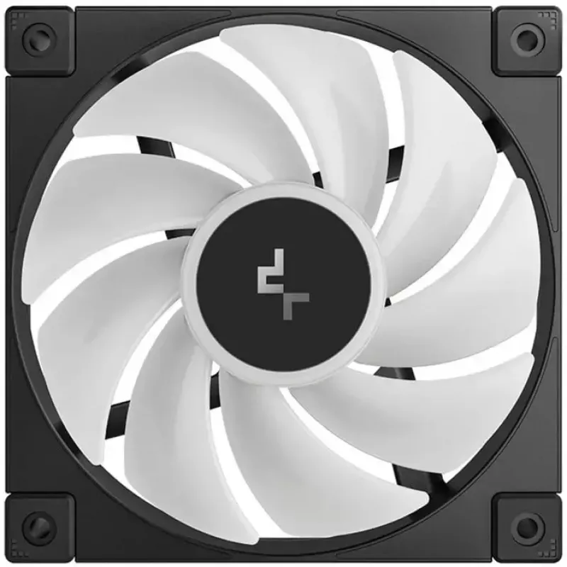 Korpusa ventilators DeepCool FD12 ARGB 120mm melns 120x120x25