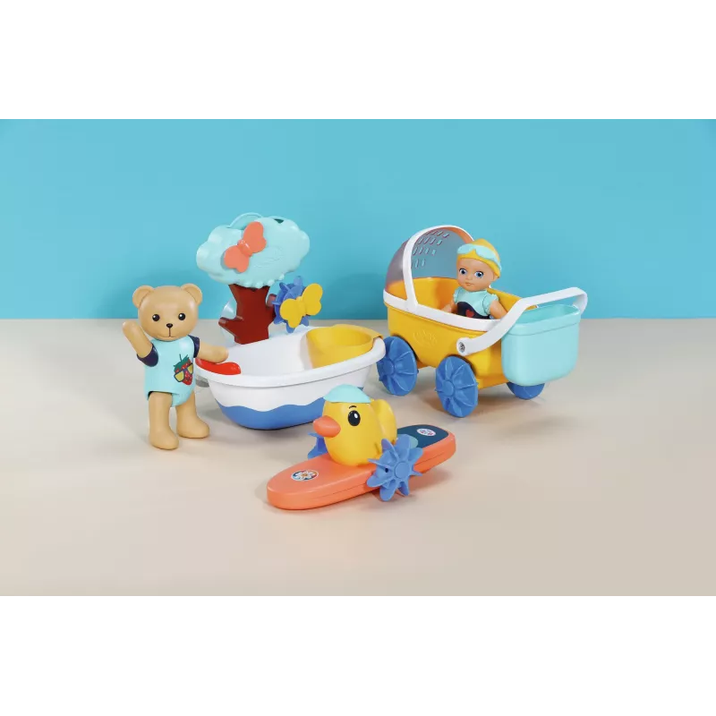 BABY born Splish Splash Sērfojošā Berta Vannas dzīvnieciņš Daudzkrāsains