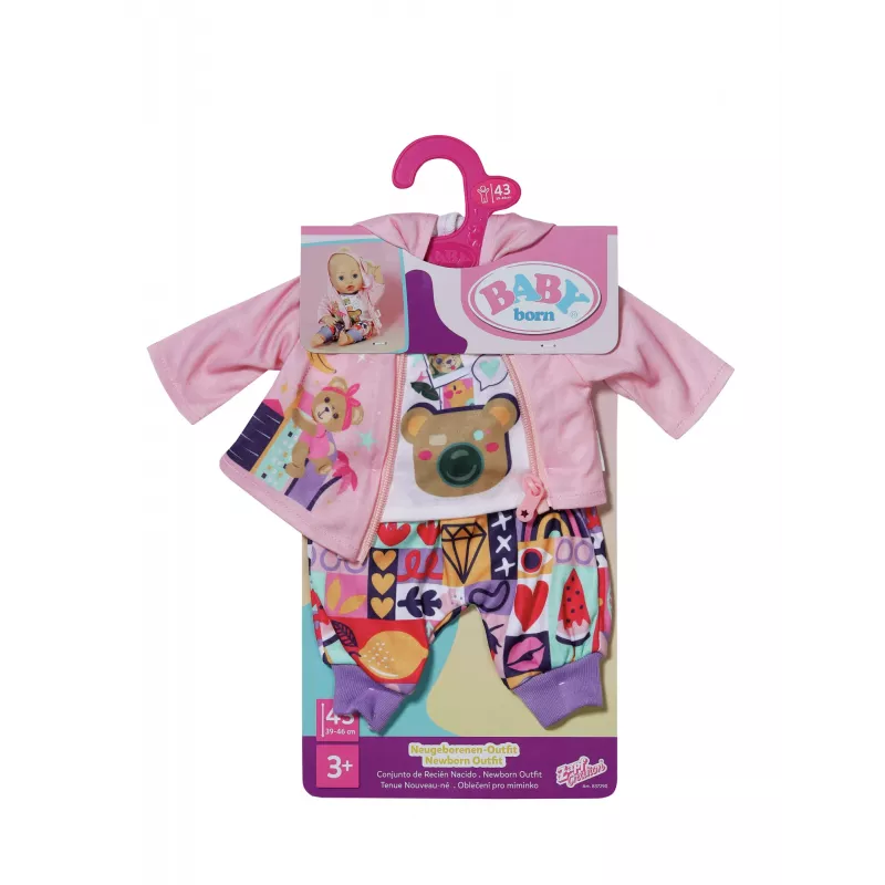 BABY born Newborn Outfit 43cm Leļļu drēbju komplekts