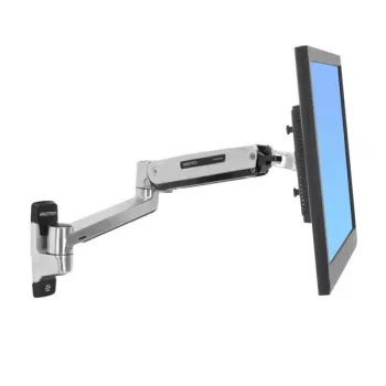 ERGOTRON Lx sēdus-stāvus sienas stiprinājuma LCD svira (pulēts alumīnijs)