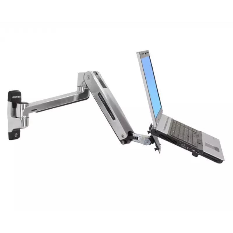 ERGOTRON Lx sēdus-stāvus sienas stiprinājuma LCD svira (pulēts alumīnijs)
