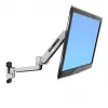 ERGOTRON Lx sēdus-stāvus sienas stiprinājuma LCD svira (pulēts alumīnijs)