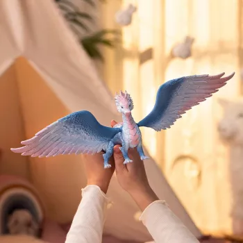 schleich BAYALA Kristāla pūķis, 5 gadi, Vienradzis/Pegazs, Vienradži un fejas, Daudzkrāsains