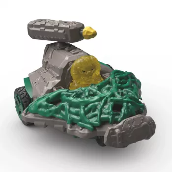 schleich ELDRADOR CREATURES Jungle Jet ar mini radījumu, Action/Adventure, Monstri un pūķi, Džungļu pasaule, 7 gadi, Zaļa, Pelēka, Daudzkrāsaina