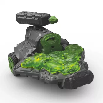 schleich ELDRADOR CREATURES Akmens reaktīvais lidaparāts ar mini radījumu, Piedzīvojumi/Asa sižeta, Monstri un pūķi, Akmens pasaule, 7 gadi, Zaļa, Pelēka