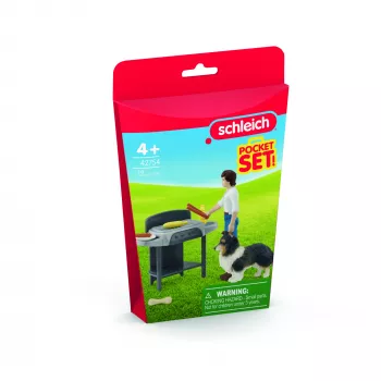 schleich HORSE CLUB Draugi un ģimene – bārbekjū kopā ar Tomu, Dzīvnieks, Zirgi, Kabatas komplekti, 5 gadi, Daudzkrāsains