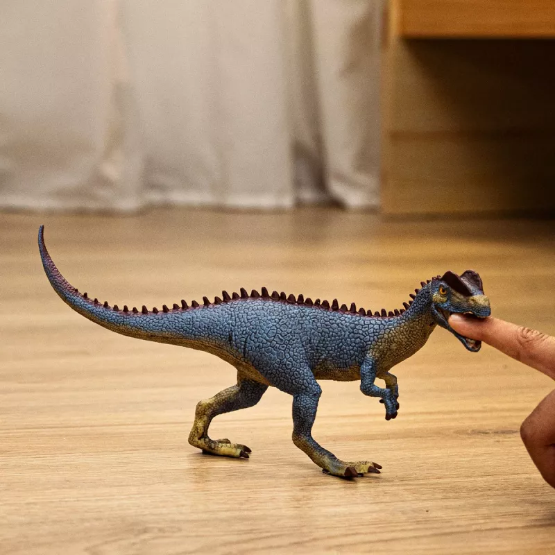 schleich Dinozauri Dilophosaurus, 4 gadi, Dinozauri un vulkāns, Zemes iekarošana, Daudzkrāsains