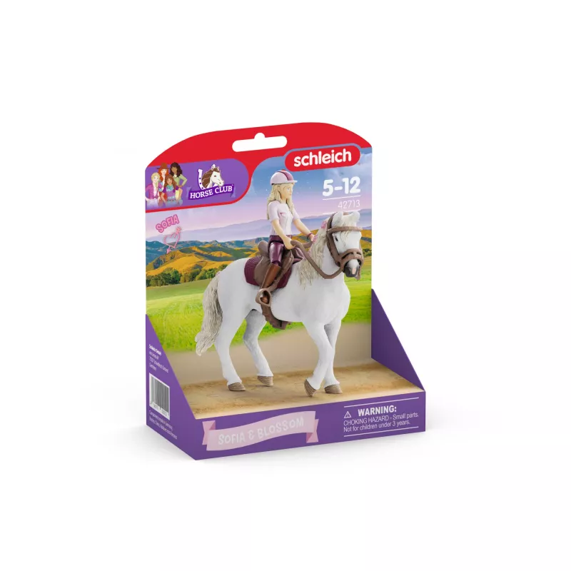Schleich HORSE CLUB Sofija un Puķītes daudzkrāsaina figūriņa 42713